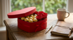 Ferrero Rocher & Red Roses Heart Box – Valentine’s - Image 3