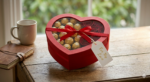 Ferrero Rocher & Red Roses Heart Box – Valentine’s - Image 2